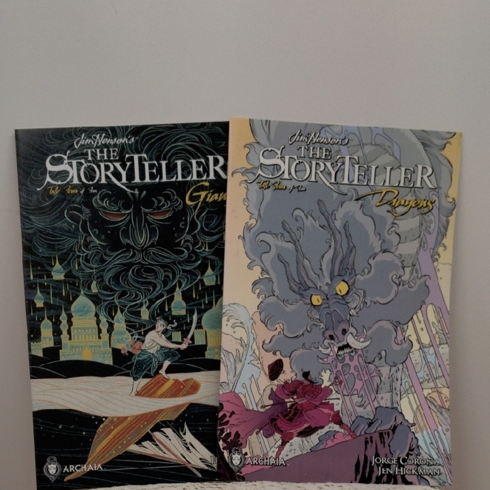 The Storyteller Comic Set - Black and Gray Covers